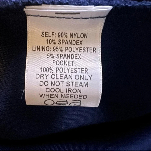 Kiyonna Maria Womens Navy Lace Evening Gown 3/4 Sleeve Scallop Full Length S - Picture 11 of 13